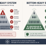 Systems Need to Be Bottom-Heavy (not top-heavy)